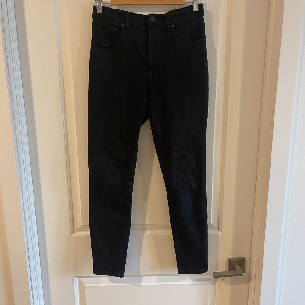Everlane High Rise Skinny Jeans- Black
